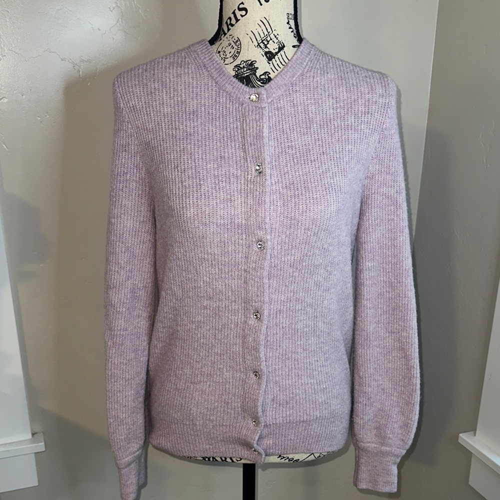 J. Crew Purple Cardigan